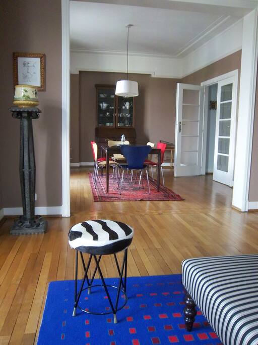 Dining area seen from sitting area