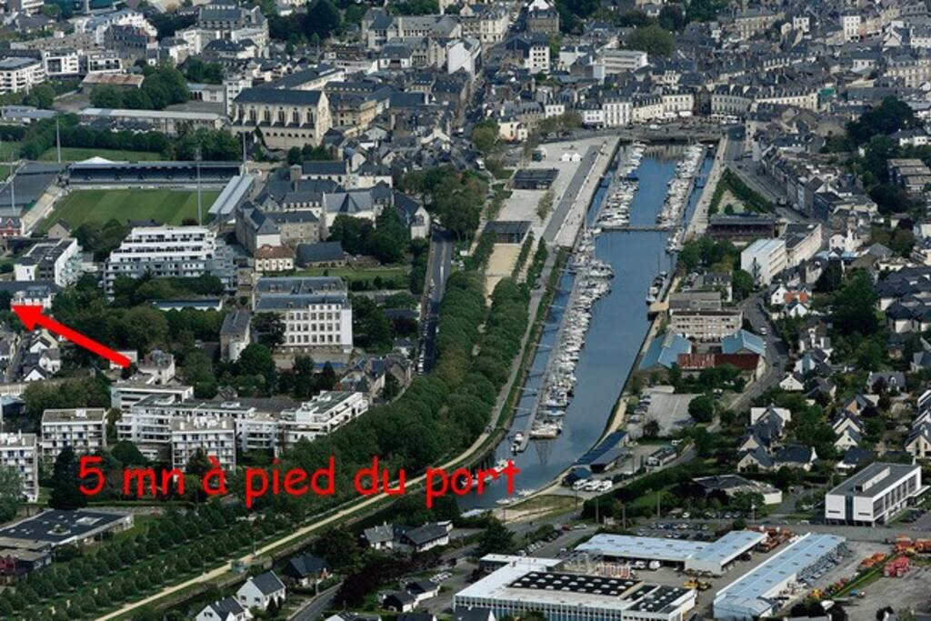 Une maison proche du port et du centre ville