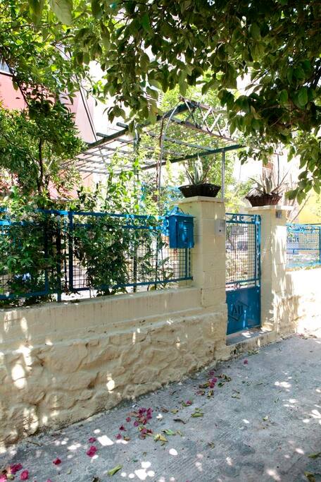 House's gate from the small road