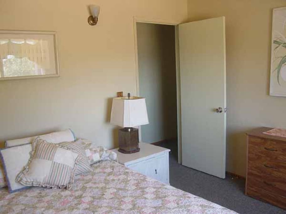 Master bedroom with it's own bathroom