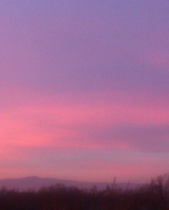 Ruhe - Entspannung - Erholung - Sonnenuntergang.