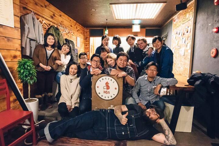 Capsule dorm Space in City center.