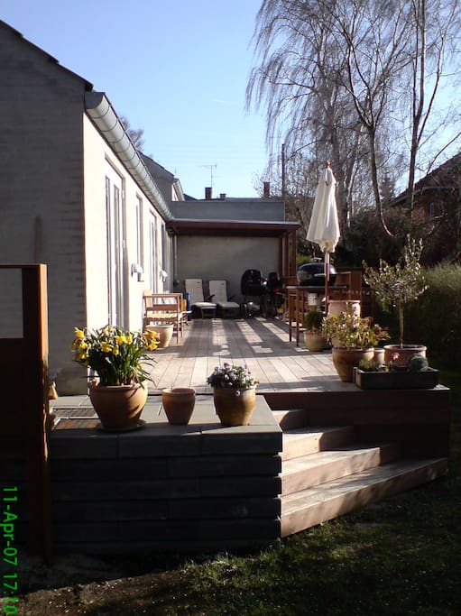 Dejlig terrasse