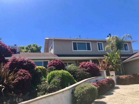 Bright home atop Silicon Valley