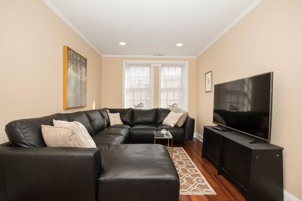 Italian leather sectional sofa