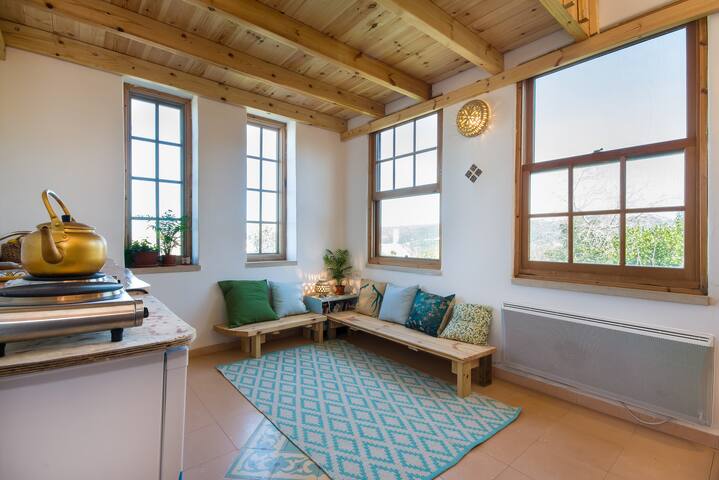 cozy rooftop studio in the Galilee mountain