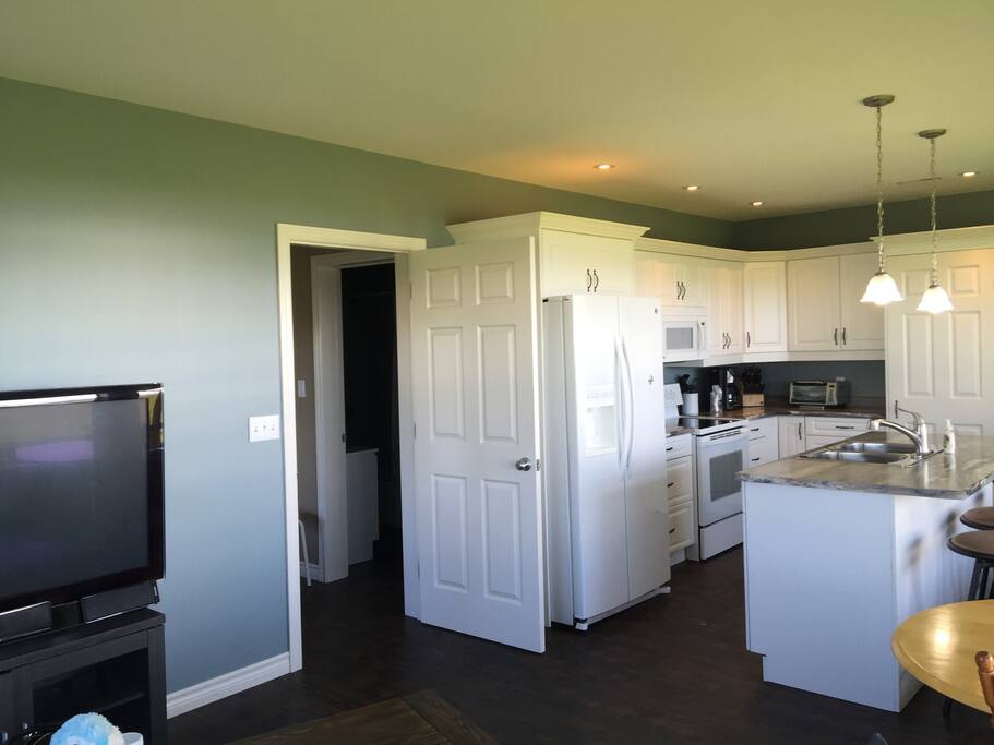 Open concept living.