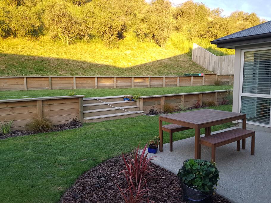 Private back garden