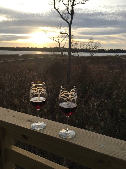 Enjoy amazing sunsets on your private balcony!