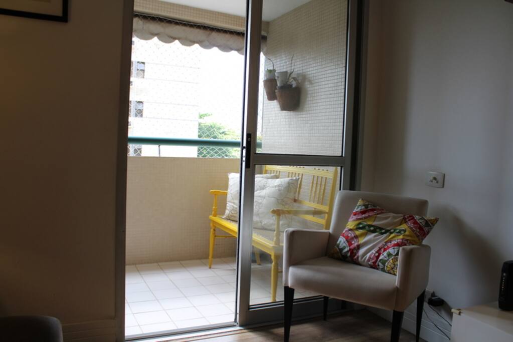 Sala com varanda
