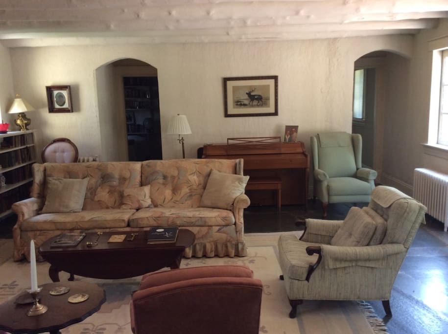 Great room, doorways to bedrooms
