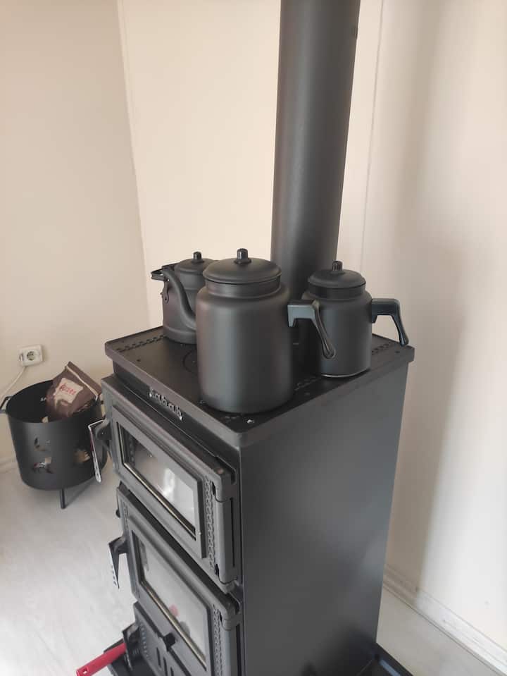 Yıldız Vıllage Kartepe Döküm Soba Ile Kır Evi - İzmit