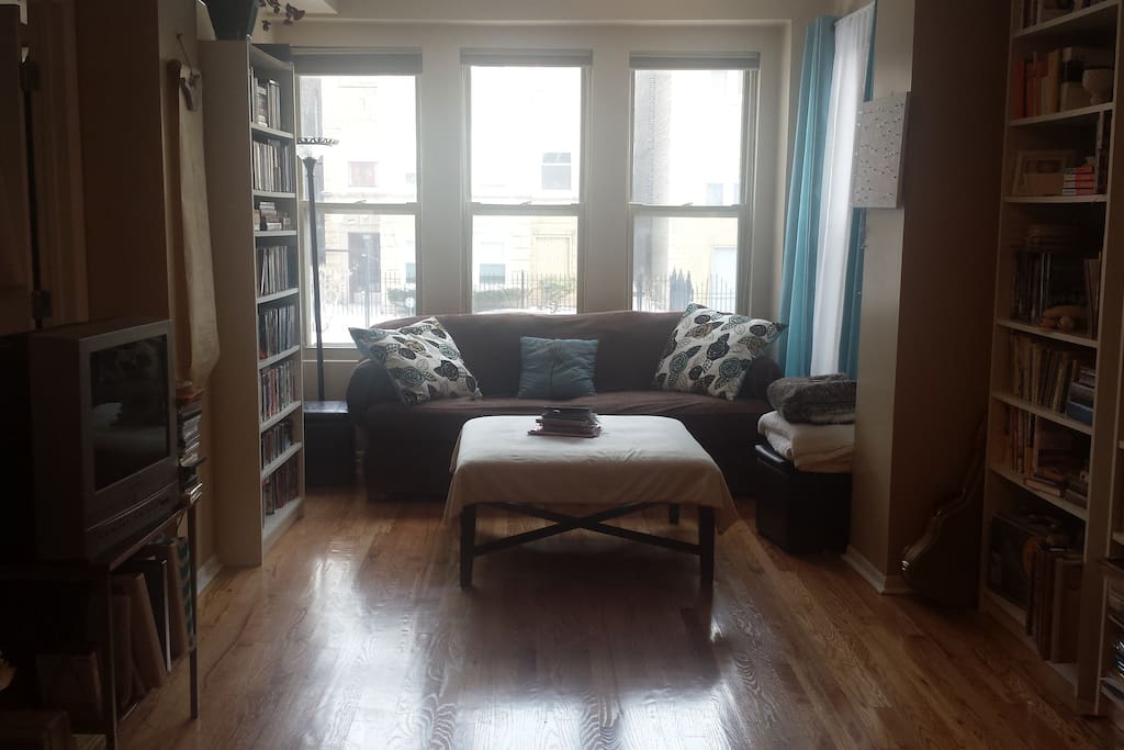 Lots of sun in the living room!