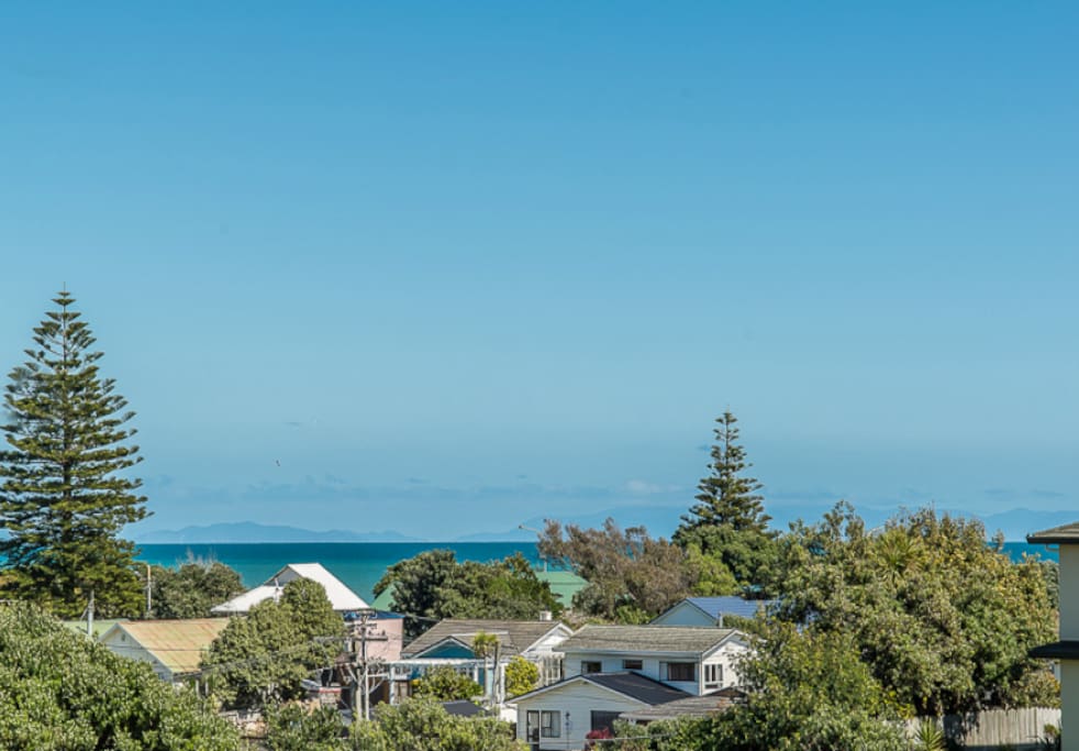 The beautiful, restful view from the deck