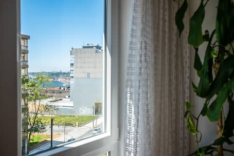 Top Airbnb: Avenida: Central, Garage, Metro em Mafamude