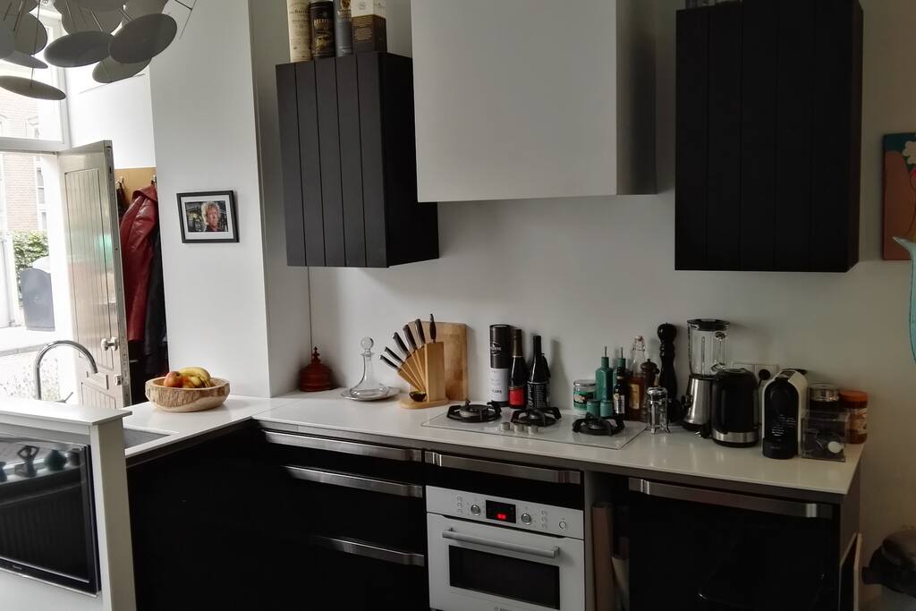 The kitchen (view from the stairs)