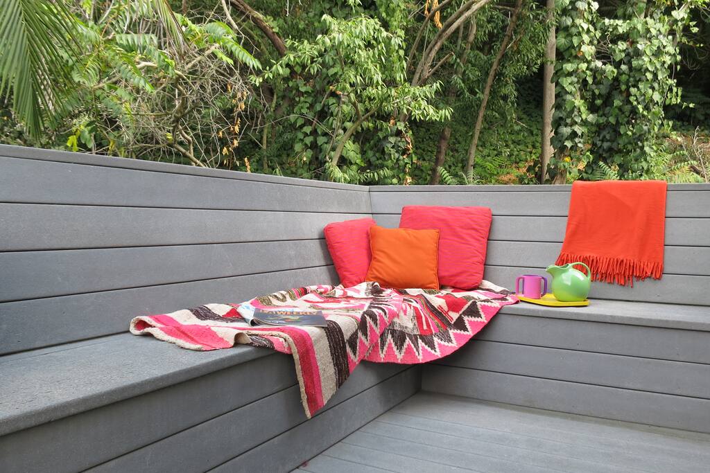 Private Deck at Entrance to Townhouse