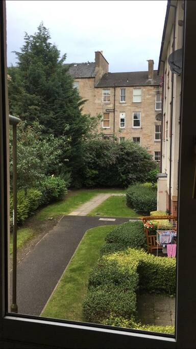 The view from your guest bedroom