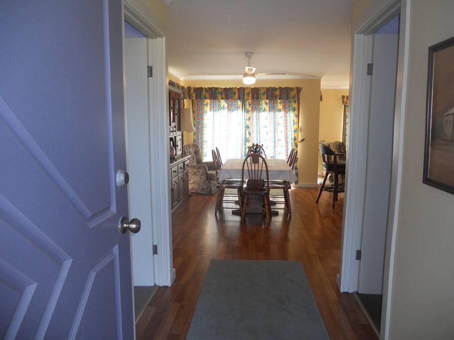 Front Entrance through to Dining and Kitchen