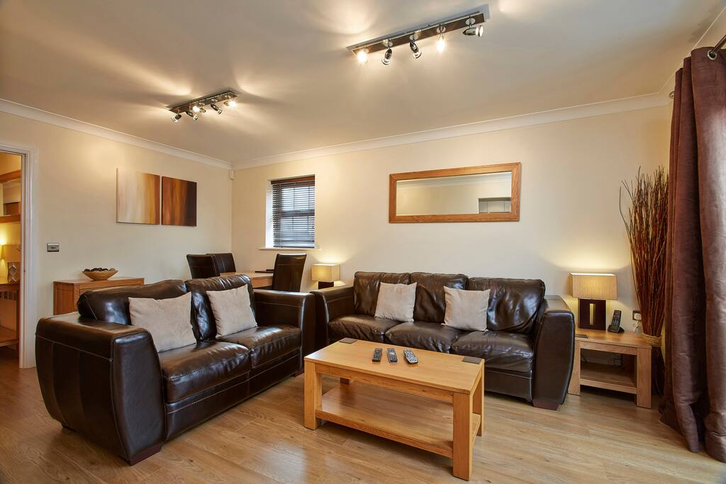 Light, airy, open living area