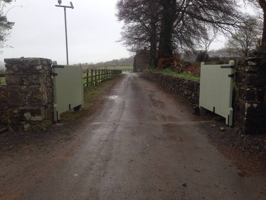 Entrance to property