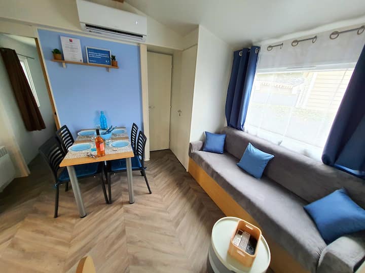 Mobilhome Récent-terrasse Fermée-clim-4 éToiles - Arvert