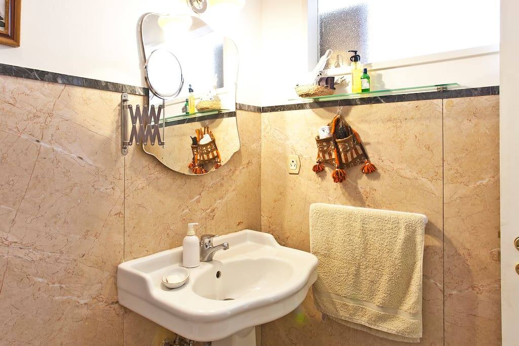 The bathroom