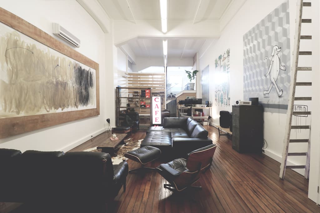 Downstairs living