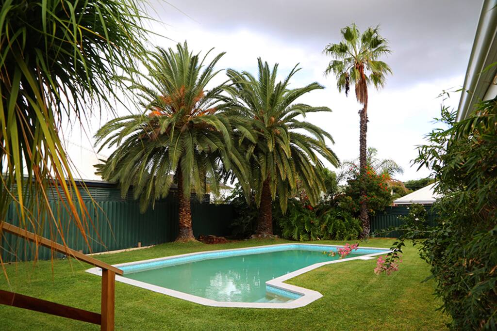 Make use of the tropical gardens...