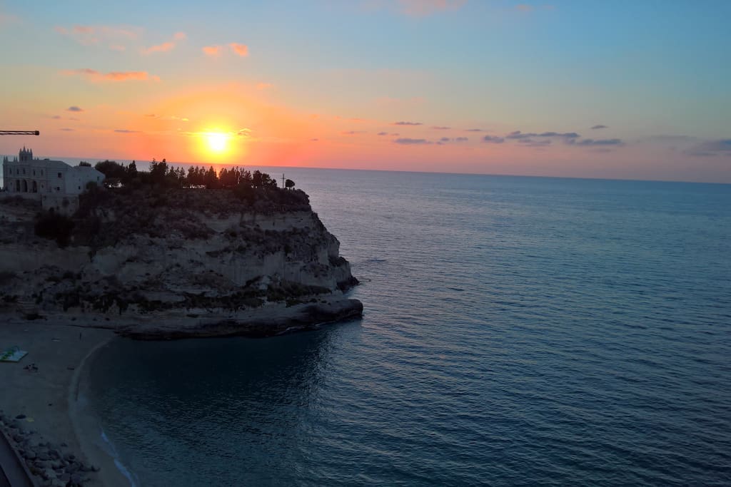 Tramonto visto dal terrazzo