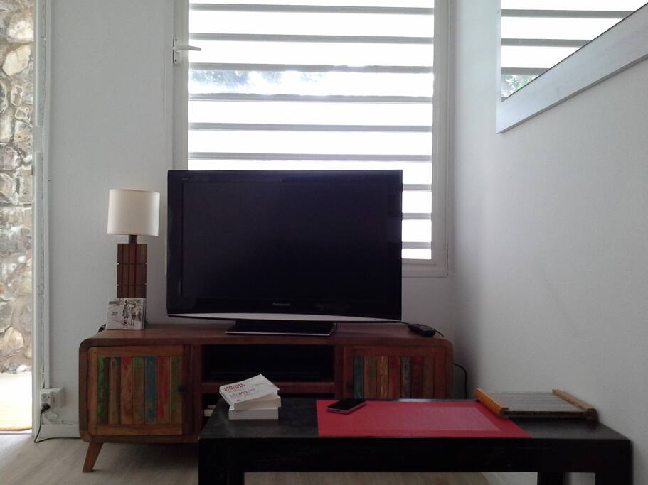 Tv grand écran et wifi