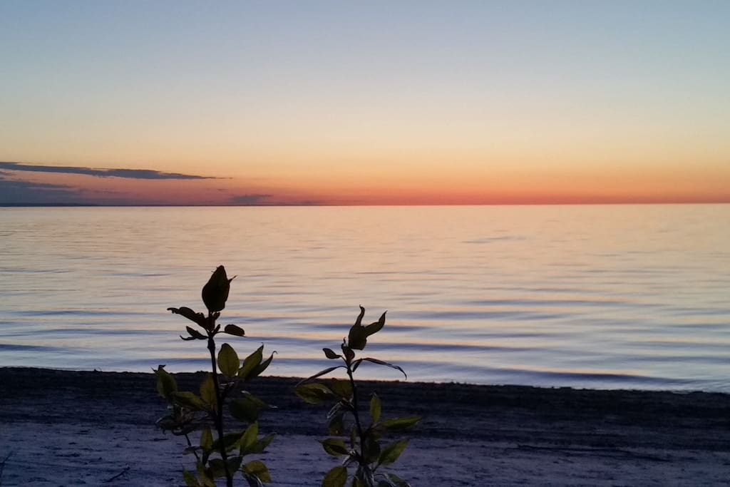 View of Beach sunset from House