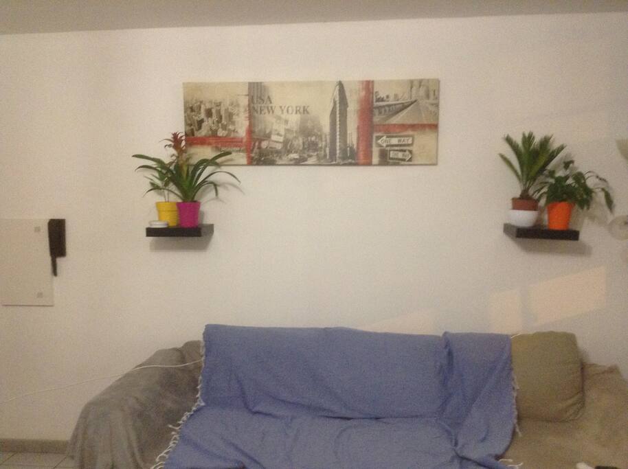 Le salon- Vue du sofa