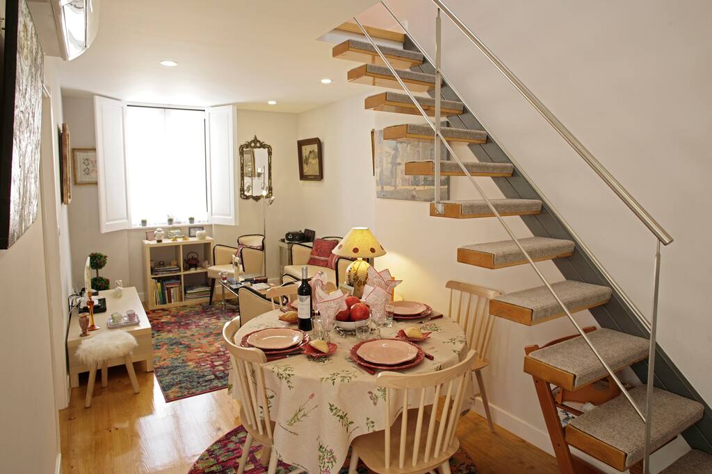 Stairs to first floor