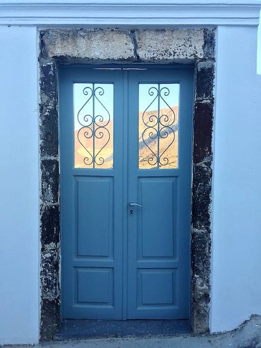 The entrance
