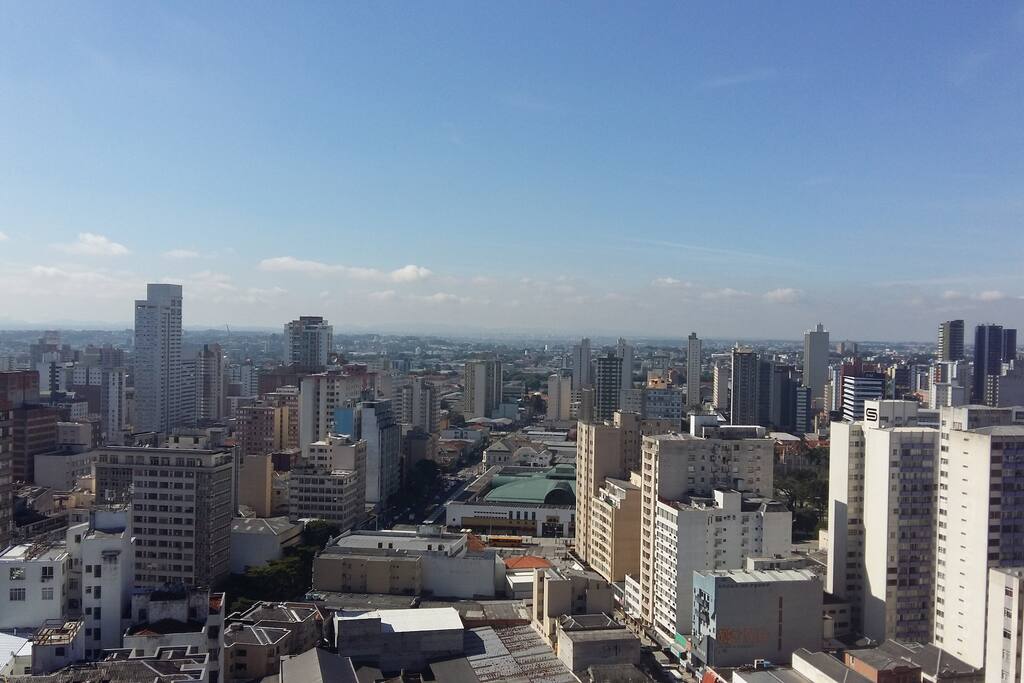 Vista da Sacada - Linda Panorâmica da Cidade