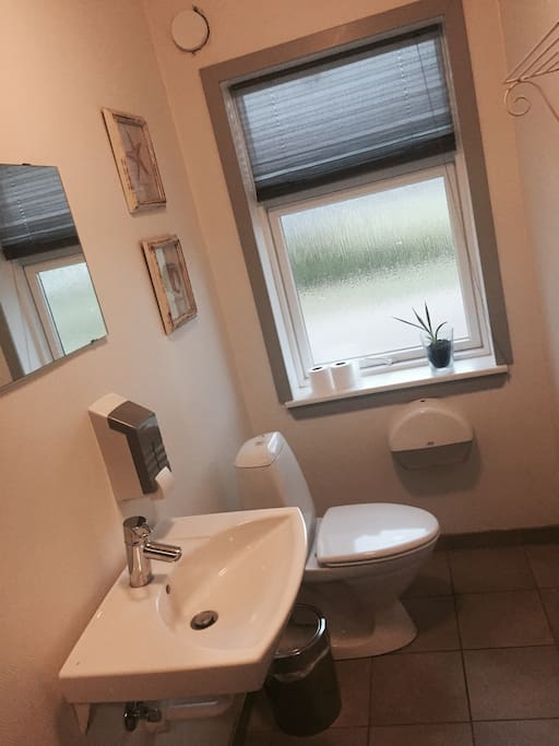 Badeværelse med bruseniche