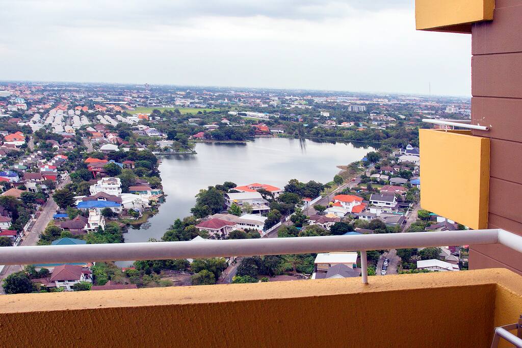 Lake view over room balcony