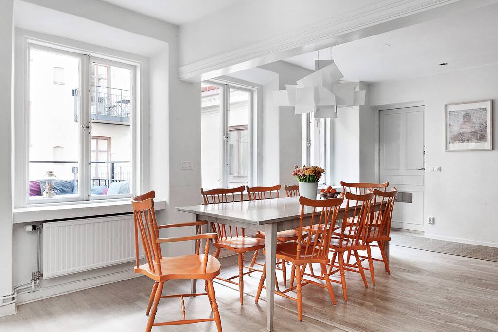 open space dining room