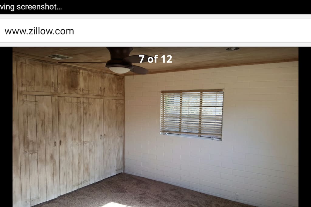 Large private bedroom with queen size bed, dresser, desk, cable TV and WIFI