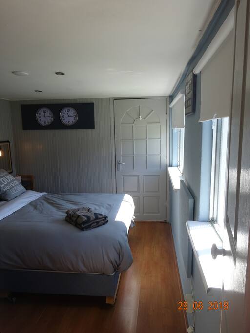 Bedroom with comfortable bed