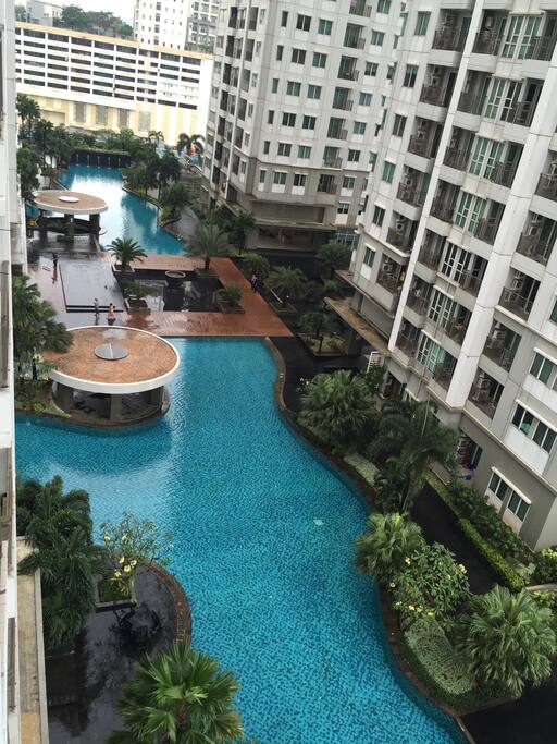 View from the apartment balcony