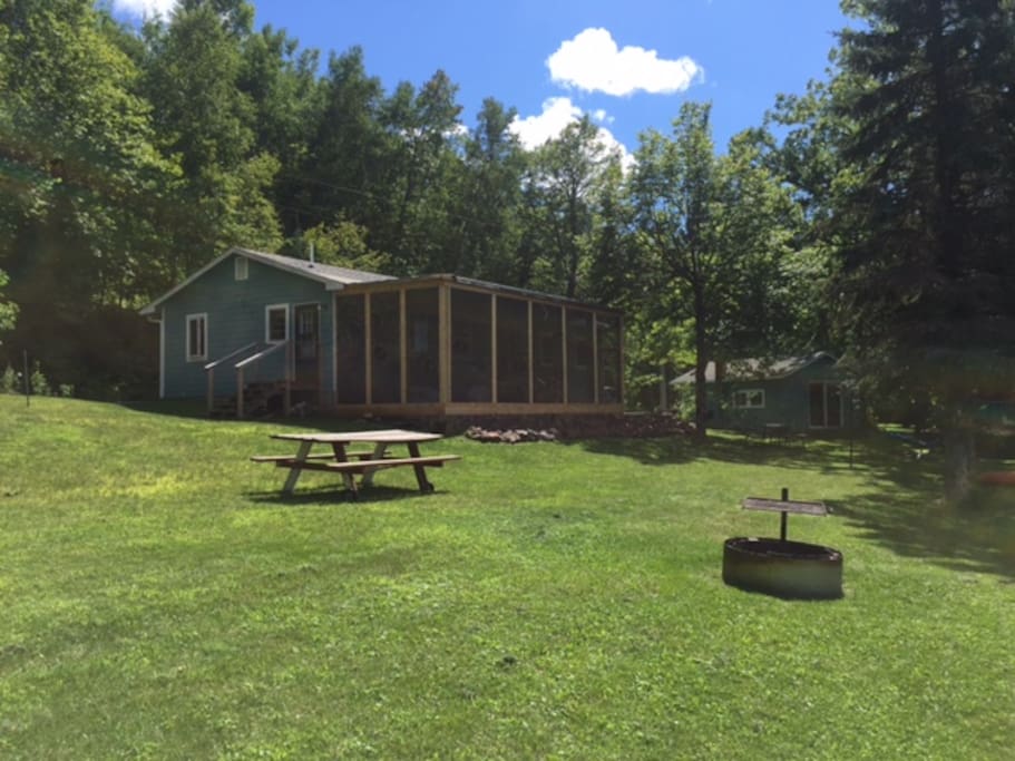 Cabin from lakeside