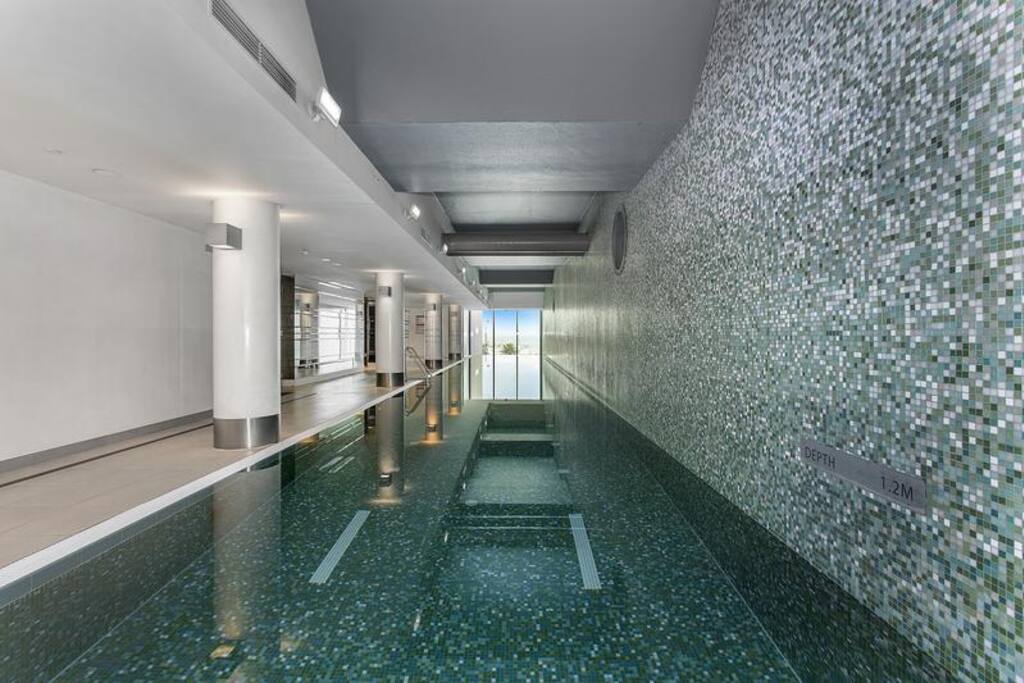 Salt water pool overlooking St Kilda Beach