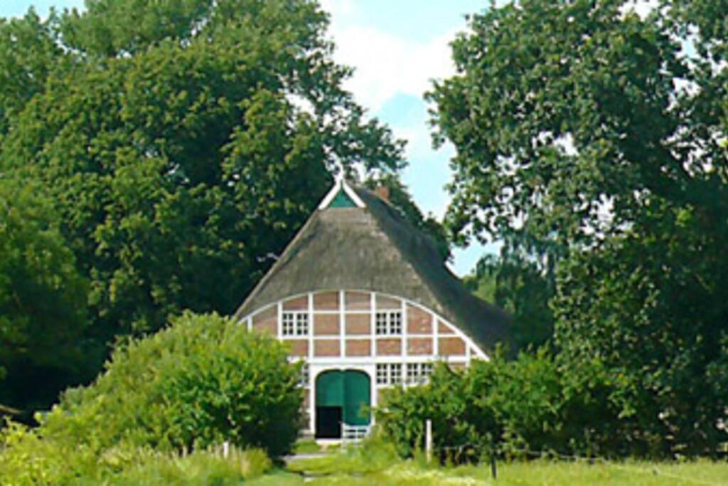 Südansicht des Bauernhauses