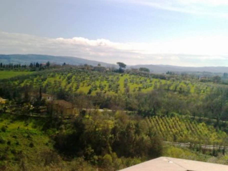panorama dal balcone