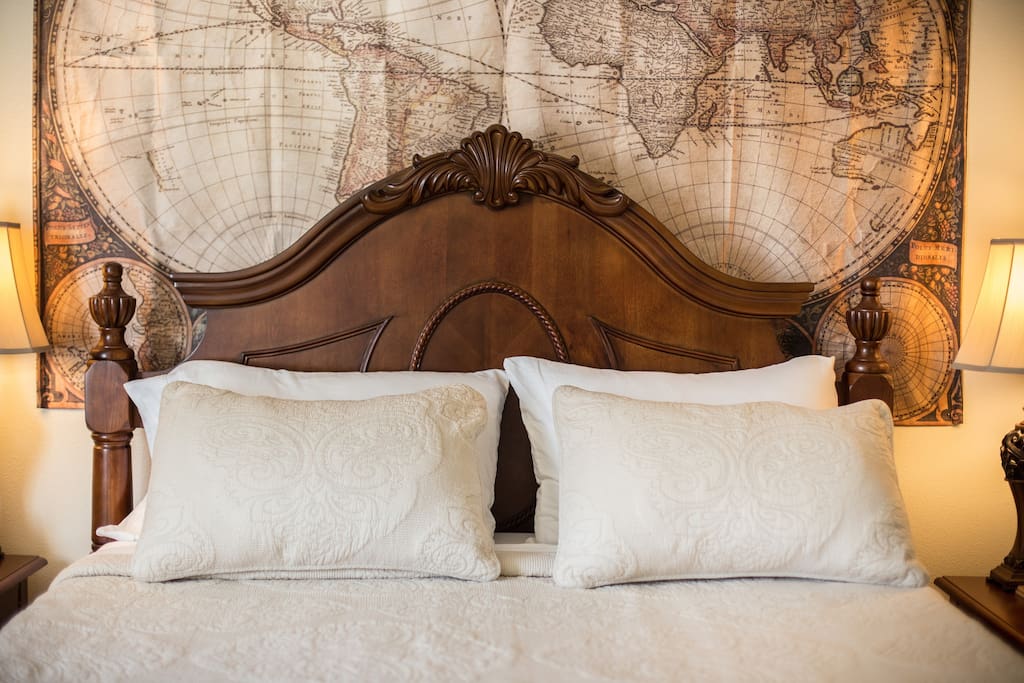 Bedroom #1: Plush Pillows, Soft Bedding & Extra Blankets
