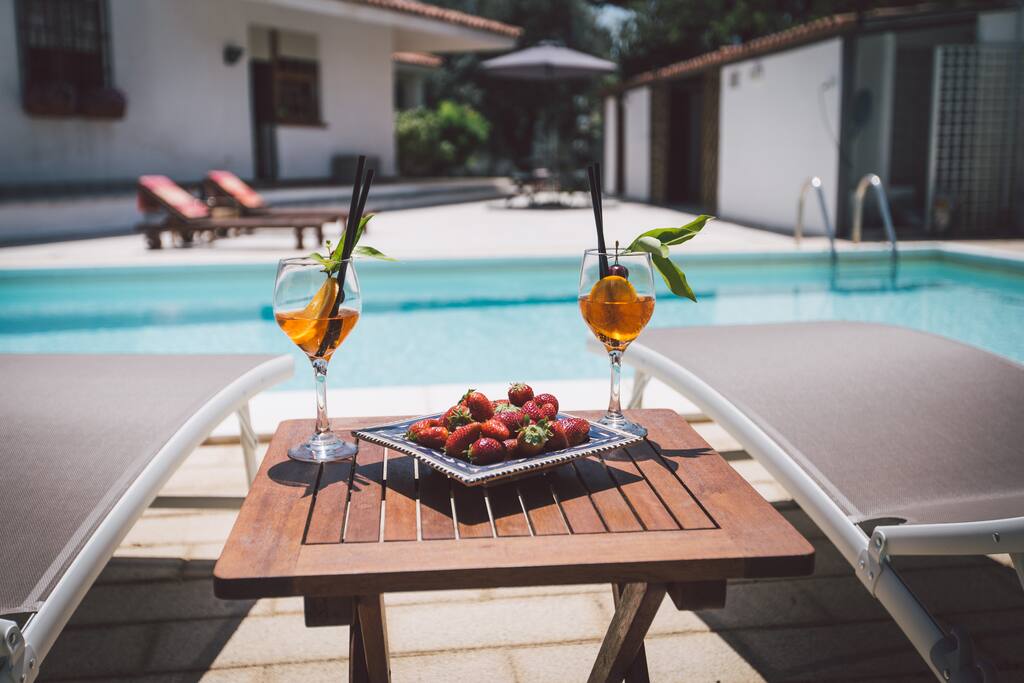 Relax and pool