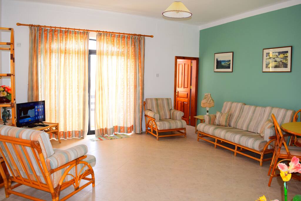 Sitting Area with balcony view