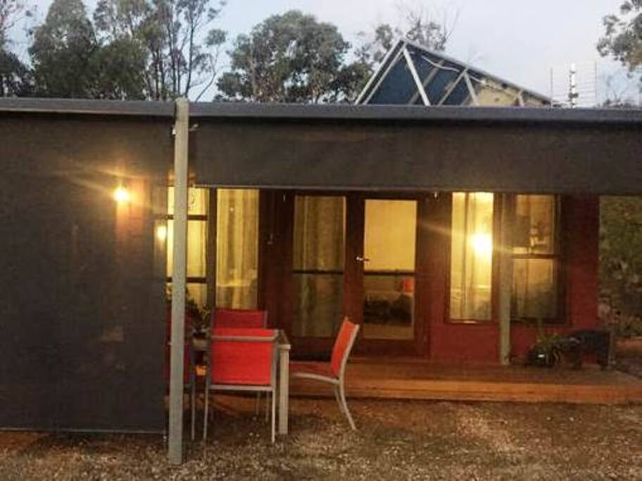 Your private, sheltered outdoor area